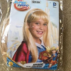Super girl child wig